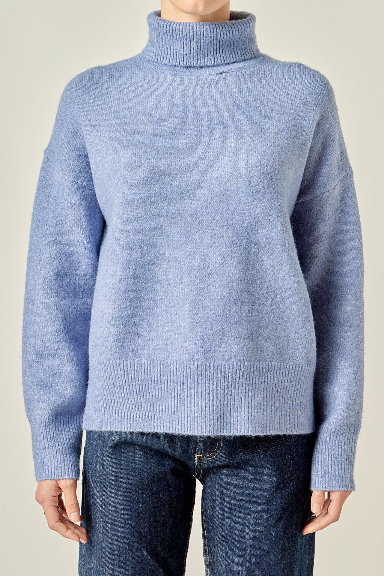 Turtleneck Long Sleeve Sweater - Image 7