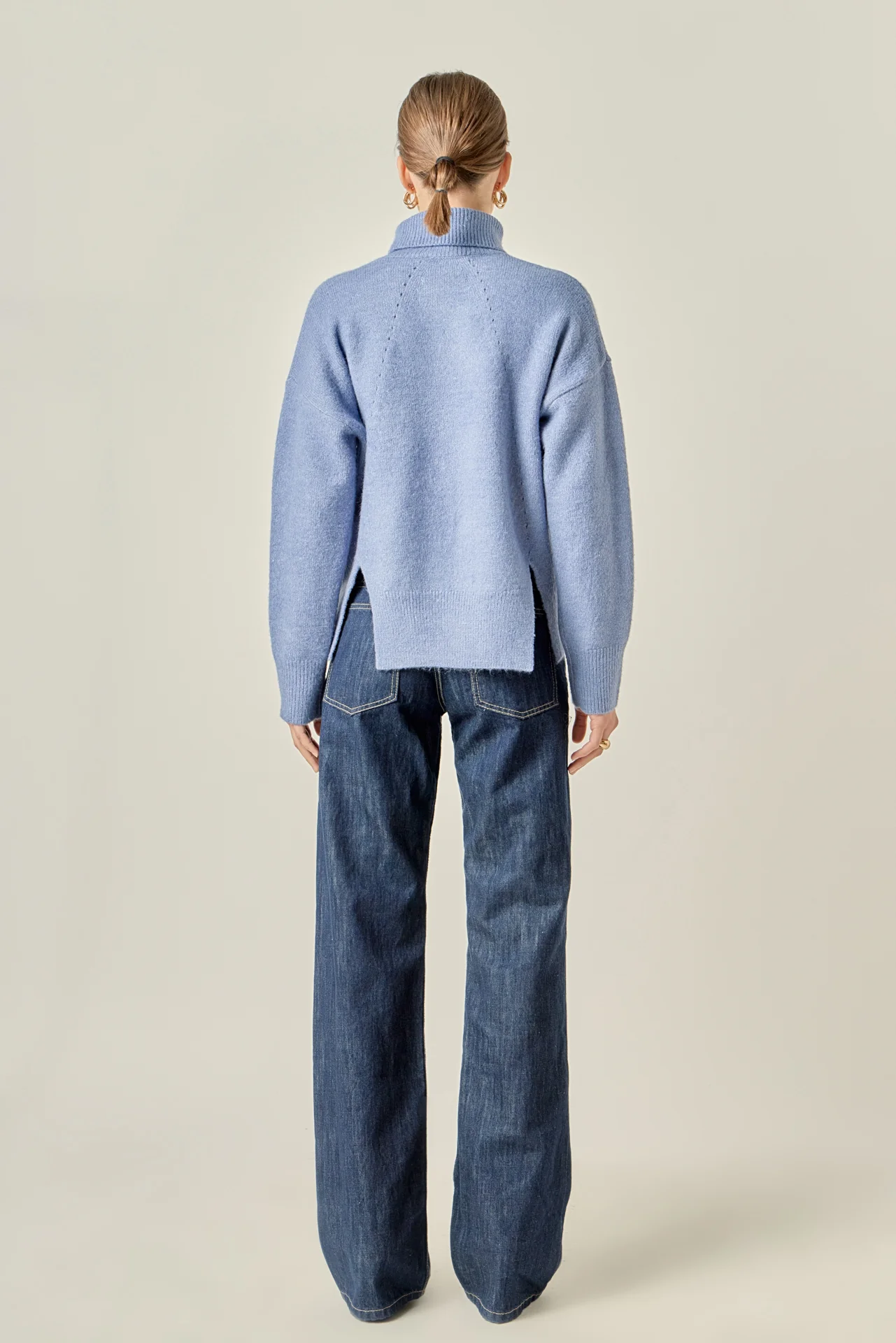 Turtleneck Long Sleeve Sweater - Image 9