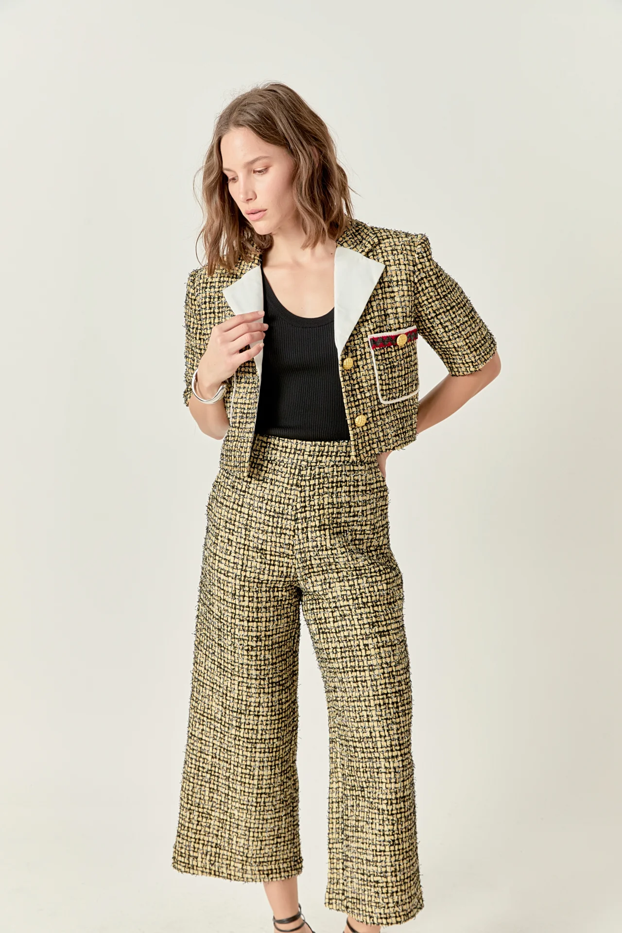 Premium Tweed Culottes - Image 6