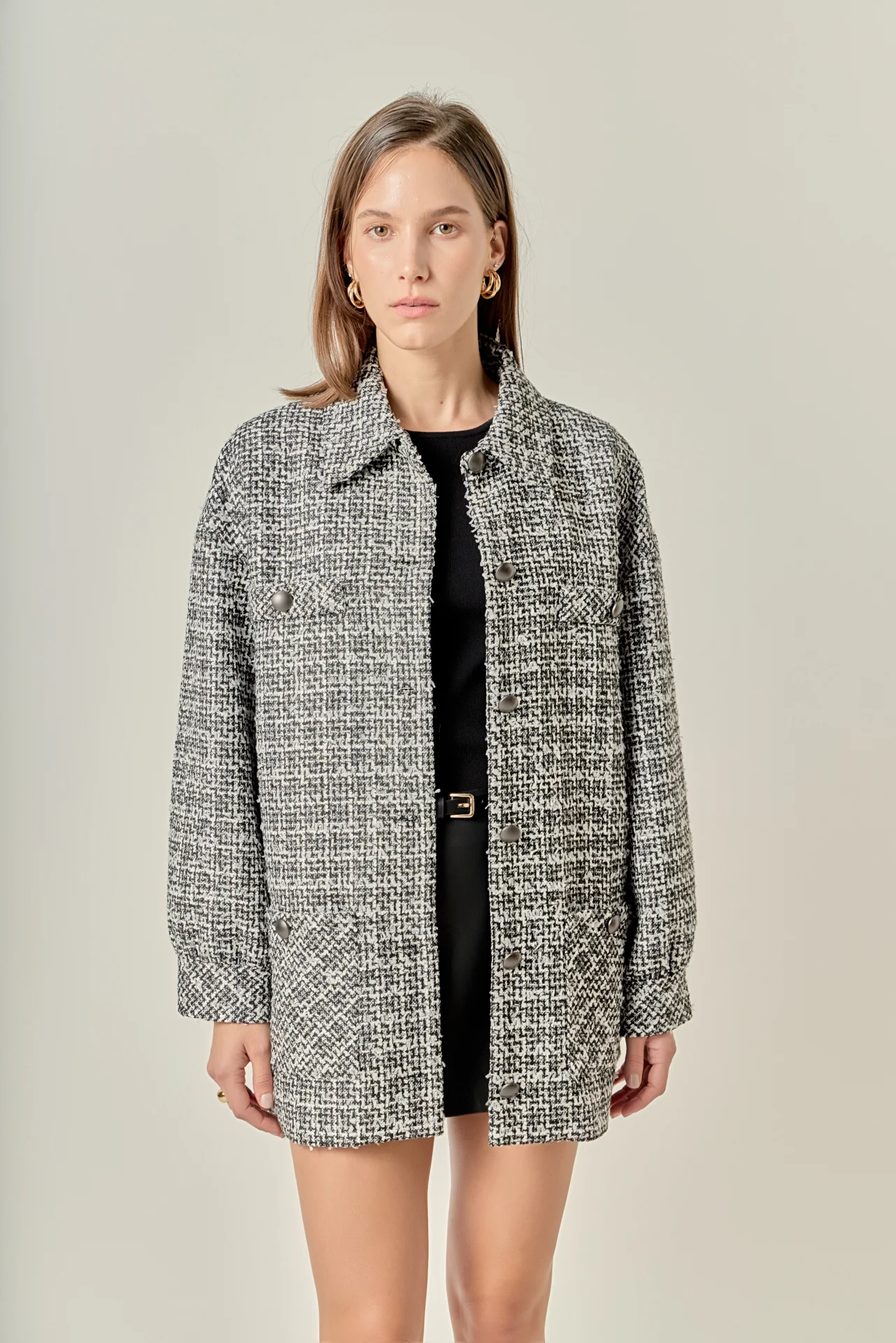 Tweed Shirt Jacket - Image 5