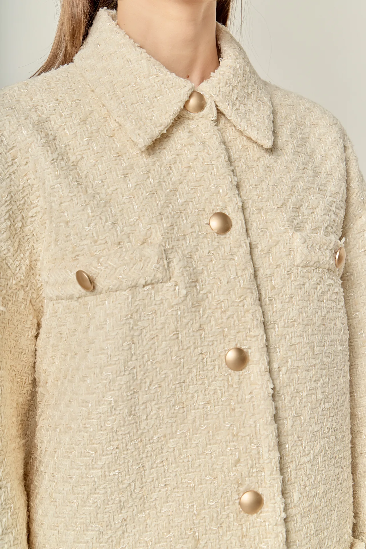 Tweed Shirt Jacket - Image 7