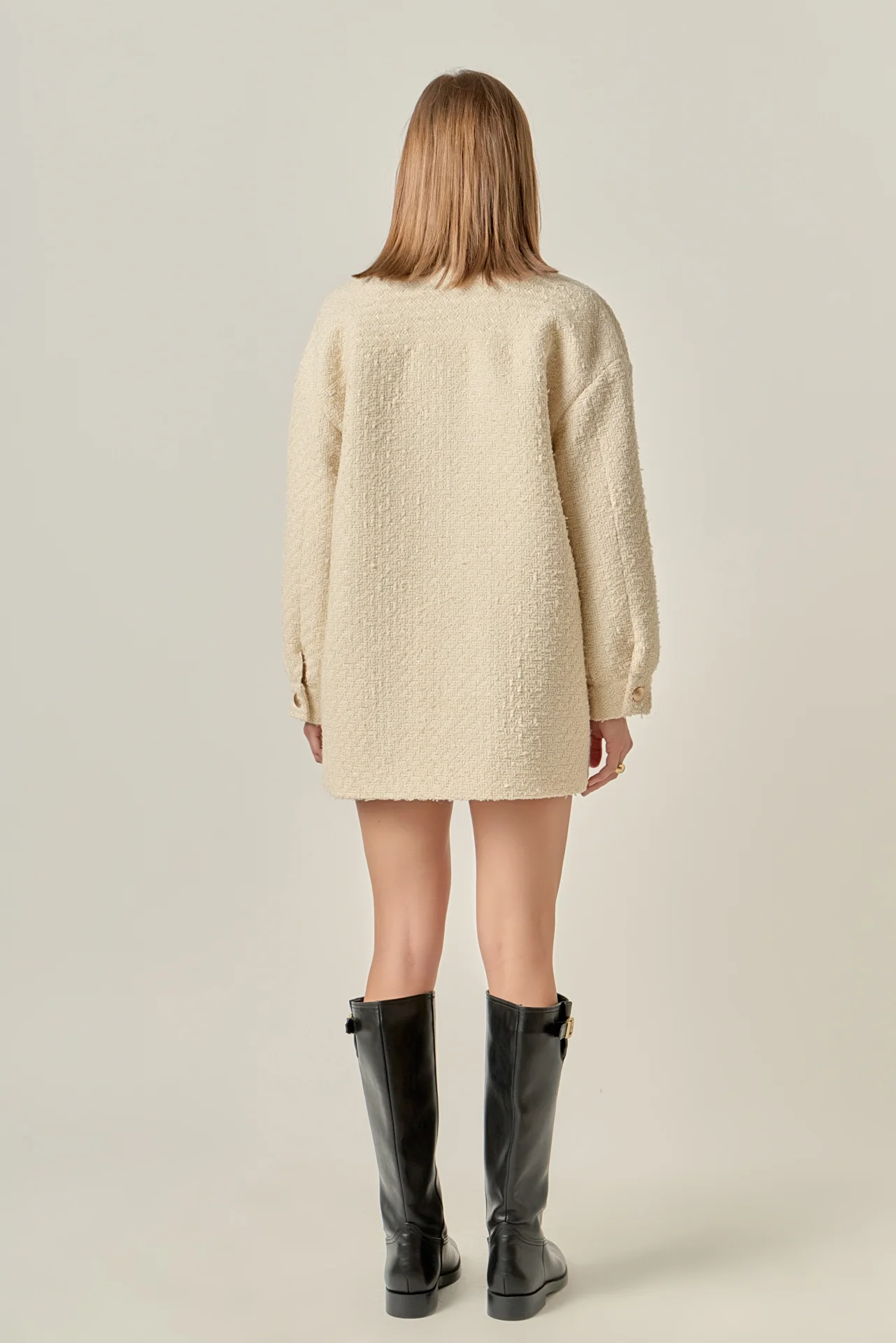 Tweed Shirt Jacket - Image 9