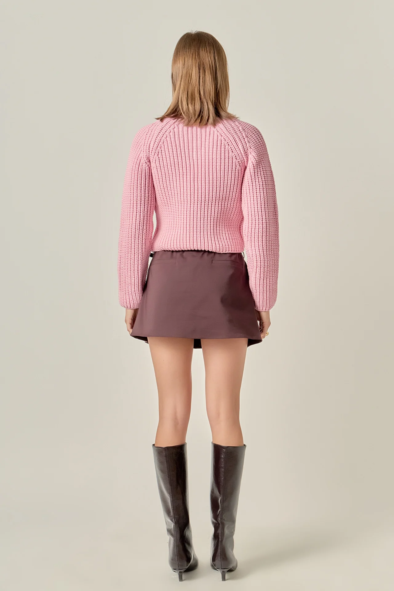 V-neck Knit Sweater - Image 5