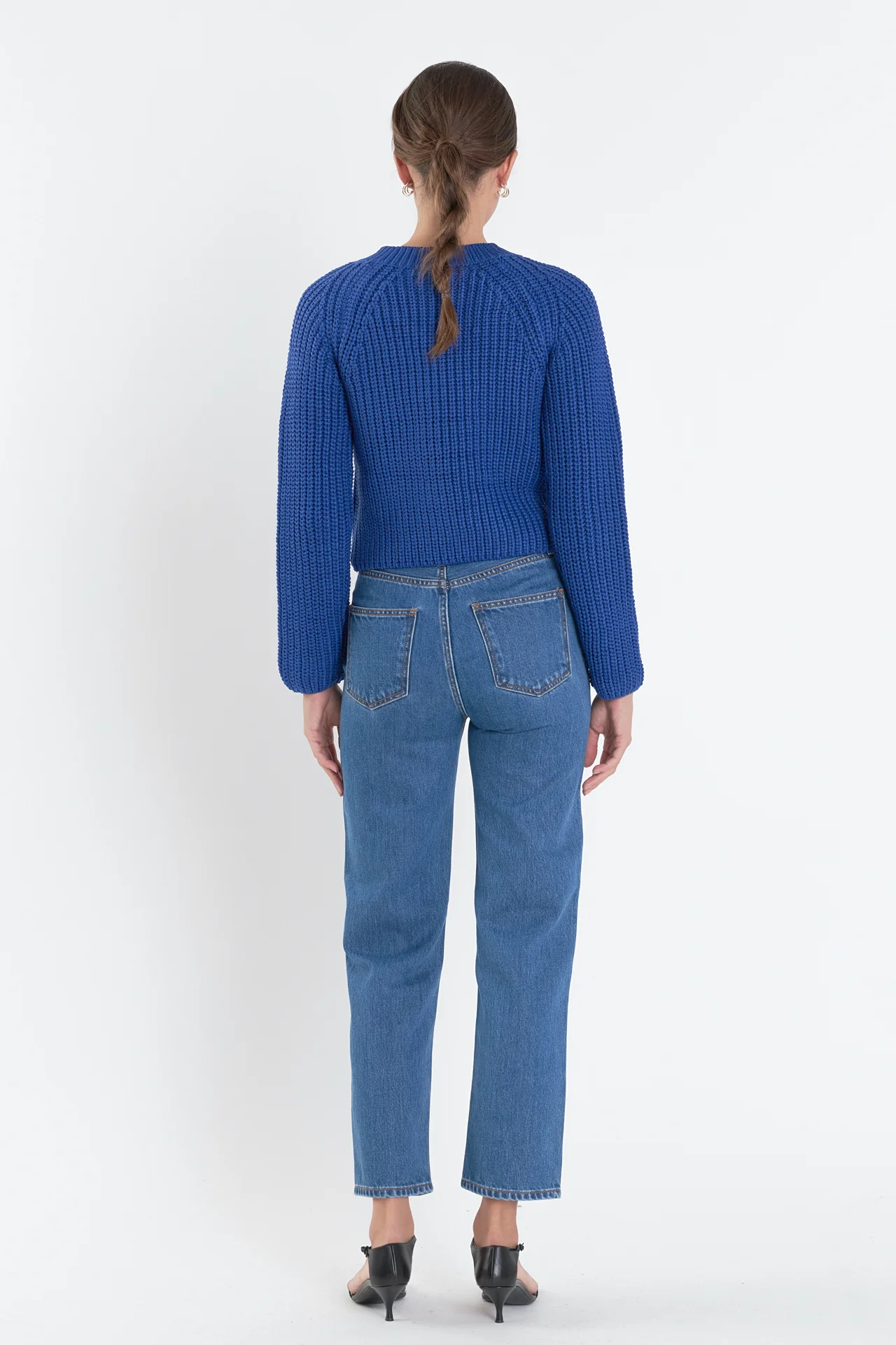 V-neck Knit Sweater - Image 9