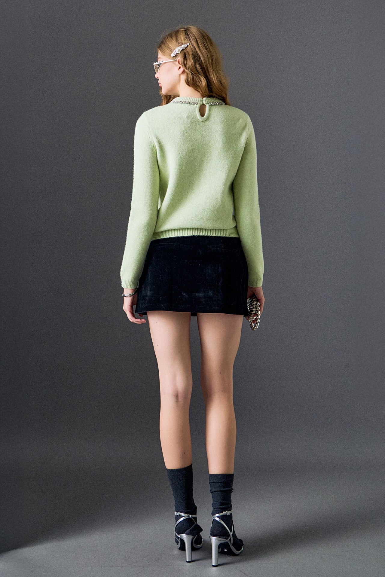 Velvet Low Rise Skort - Image 4