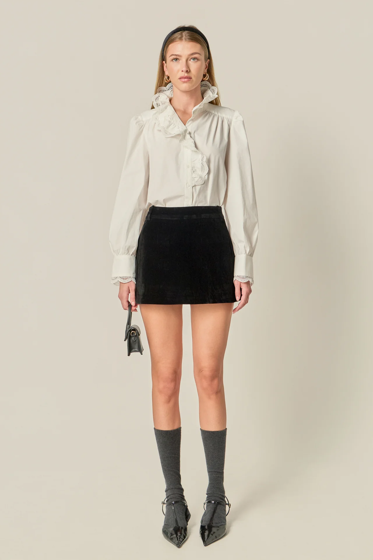 Velvet Low Rise Skort - Image 6