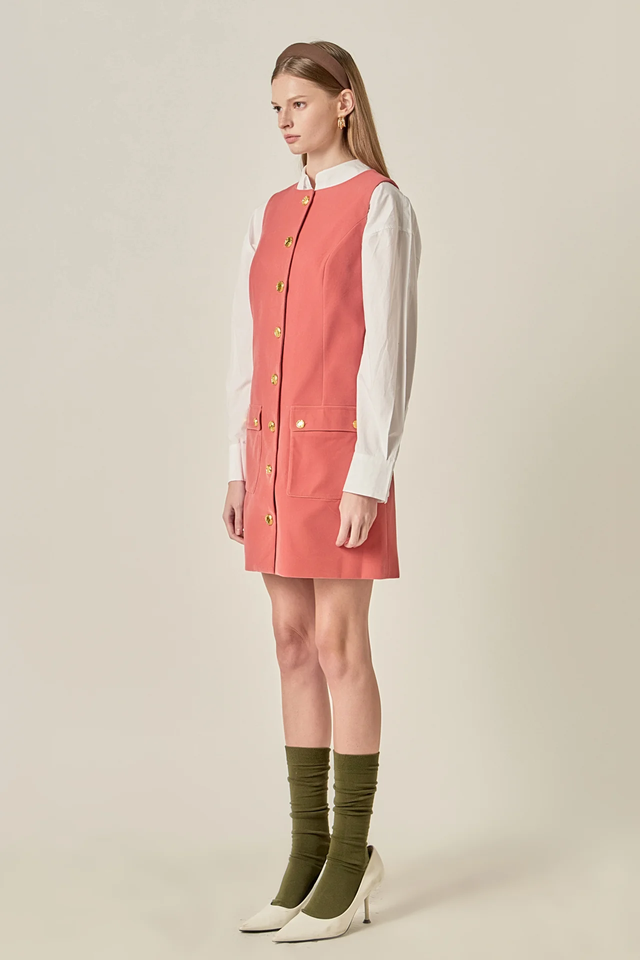 Velvet Mini Dress - Image 3