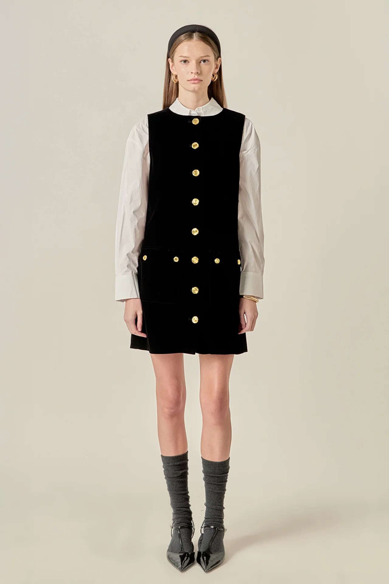 Velvet Mini Dress - Image 7
