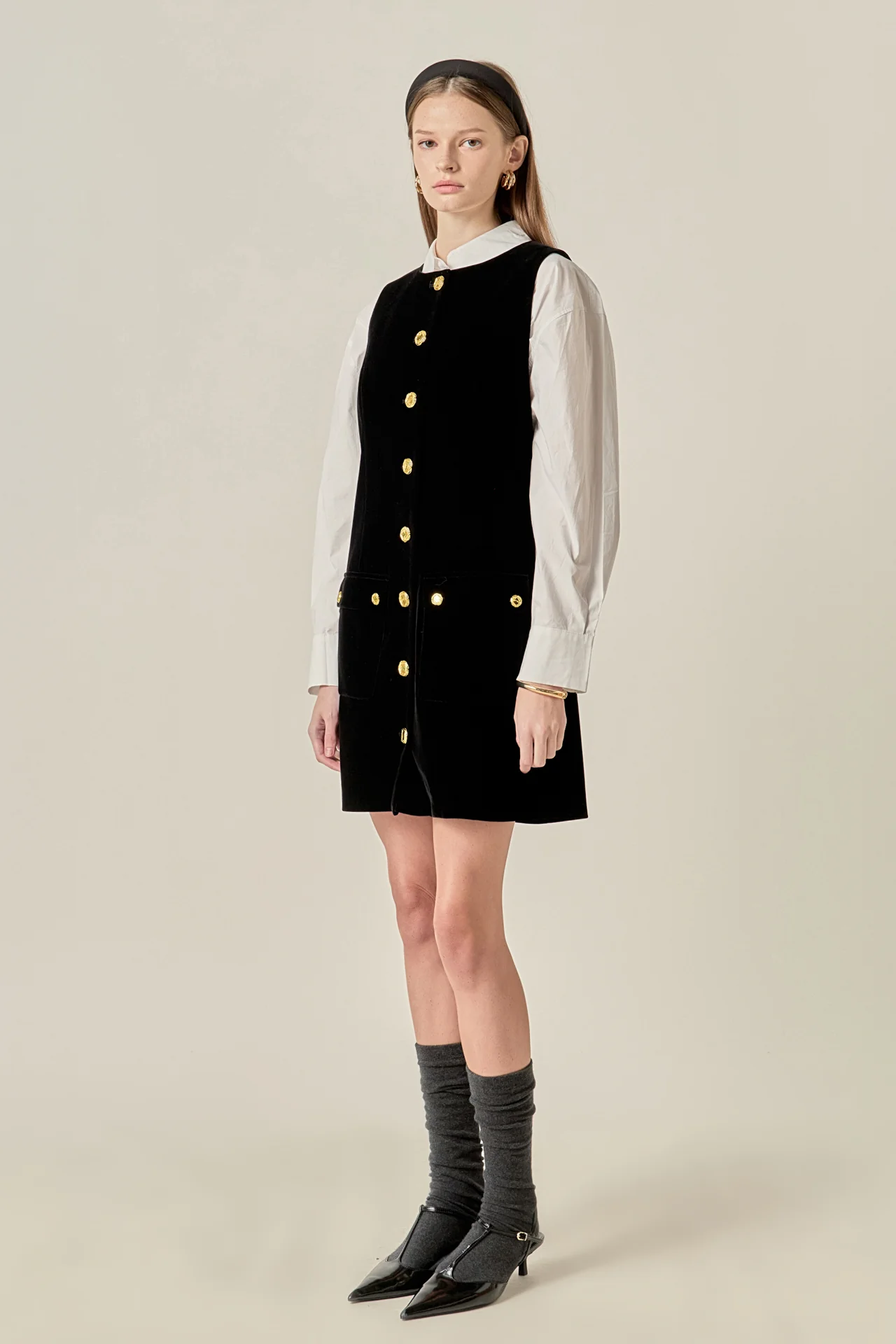 Velvet Mini Dress - Image 9