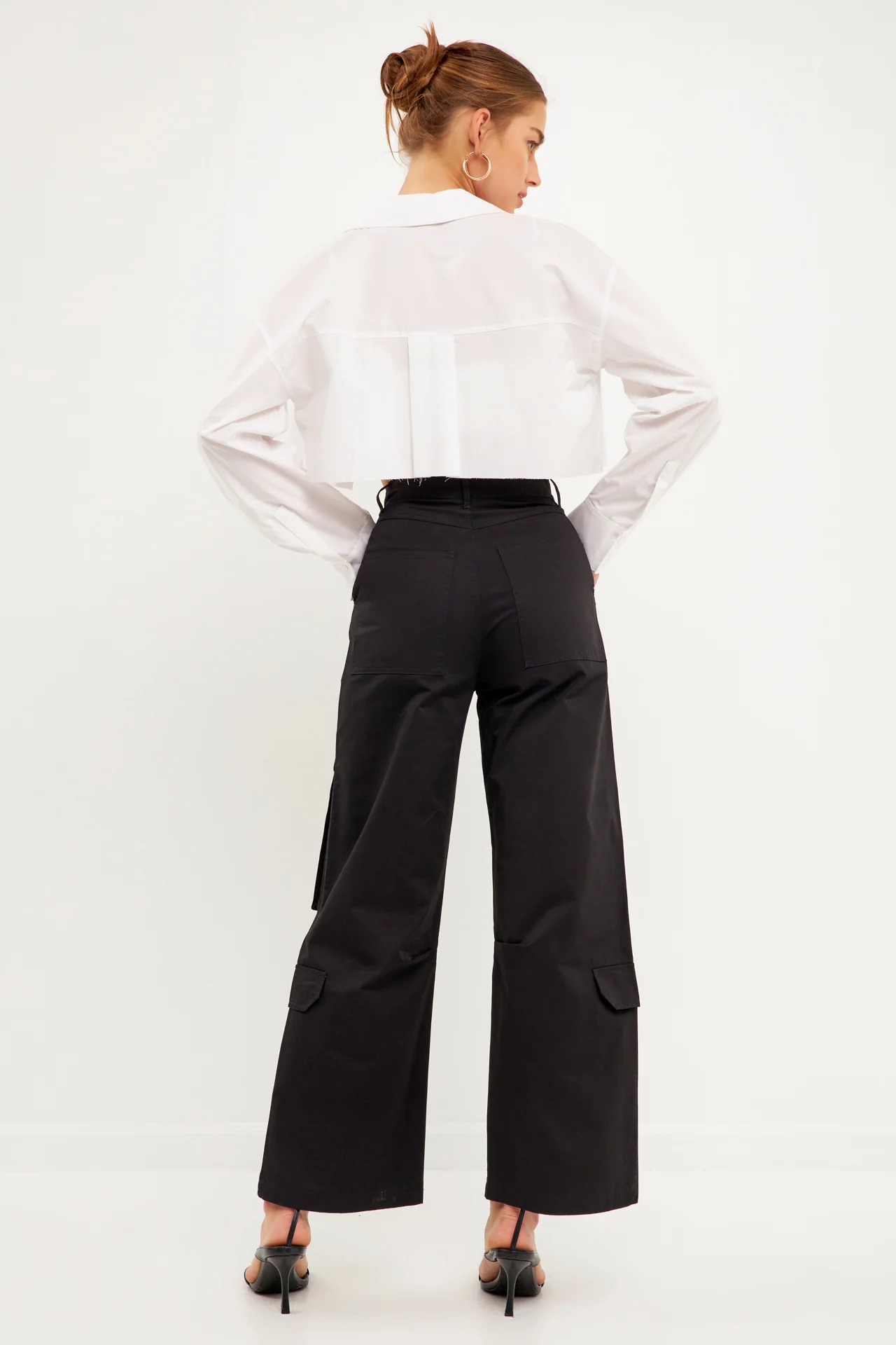 Wide Leg Cargo Pants - Image 19