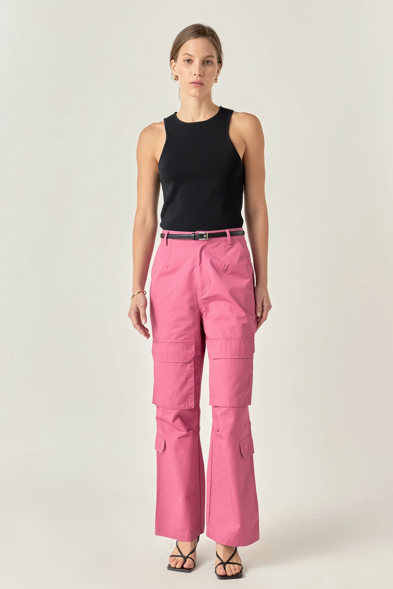 Wide Leg Cargo Pants - Image 6