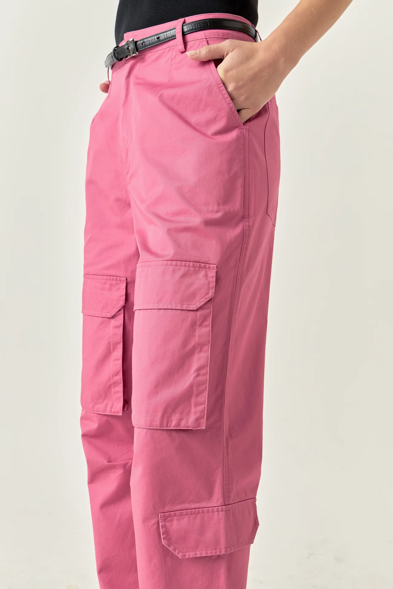 Wide Leg Cargo Pants - Image 7