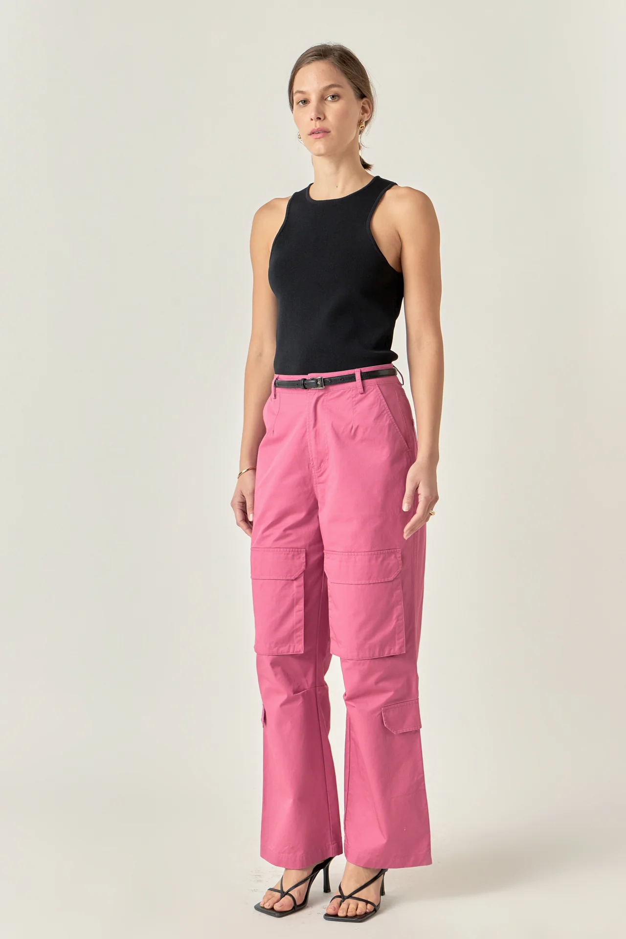 Wide Leg Cargo Pants - Image 8