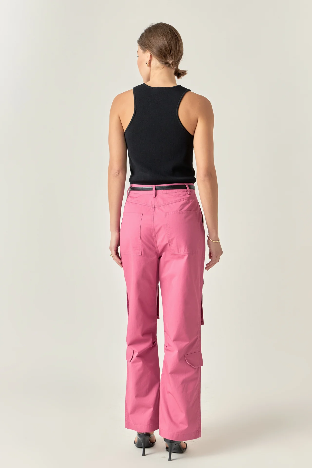Wide Leg Cargo Pants - Image 9