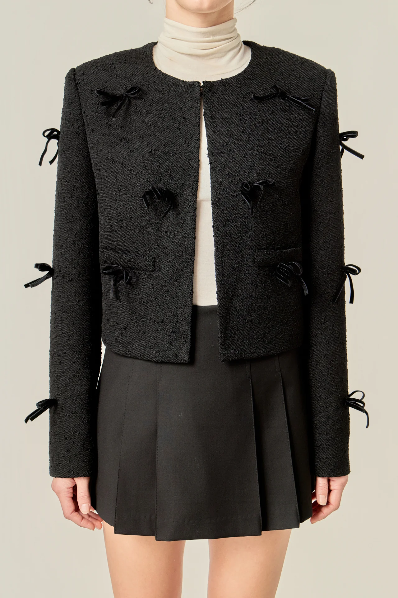 Woven Bow Jacket - Image 2