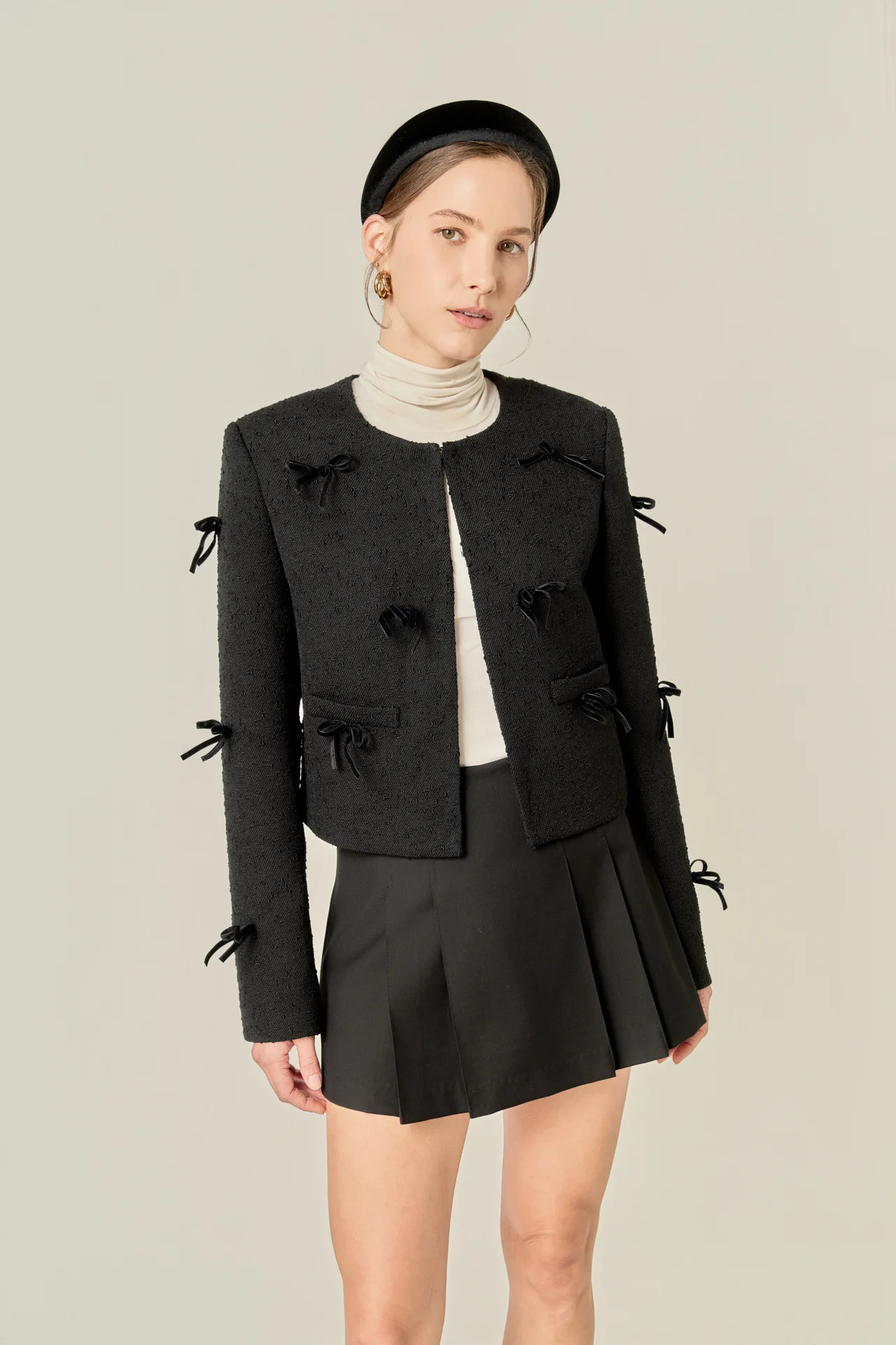 Woven Bow Jacket - Image 5