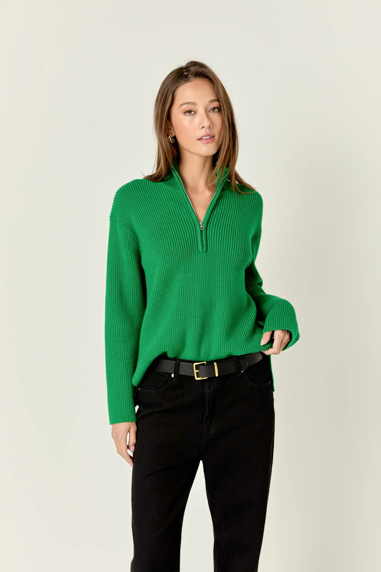 Zip Collared Sweater - Image 10