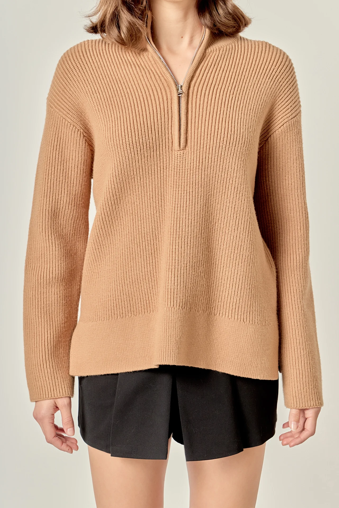 Zip Collared Sweater - Image 2