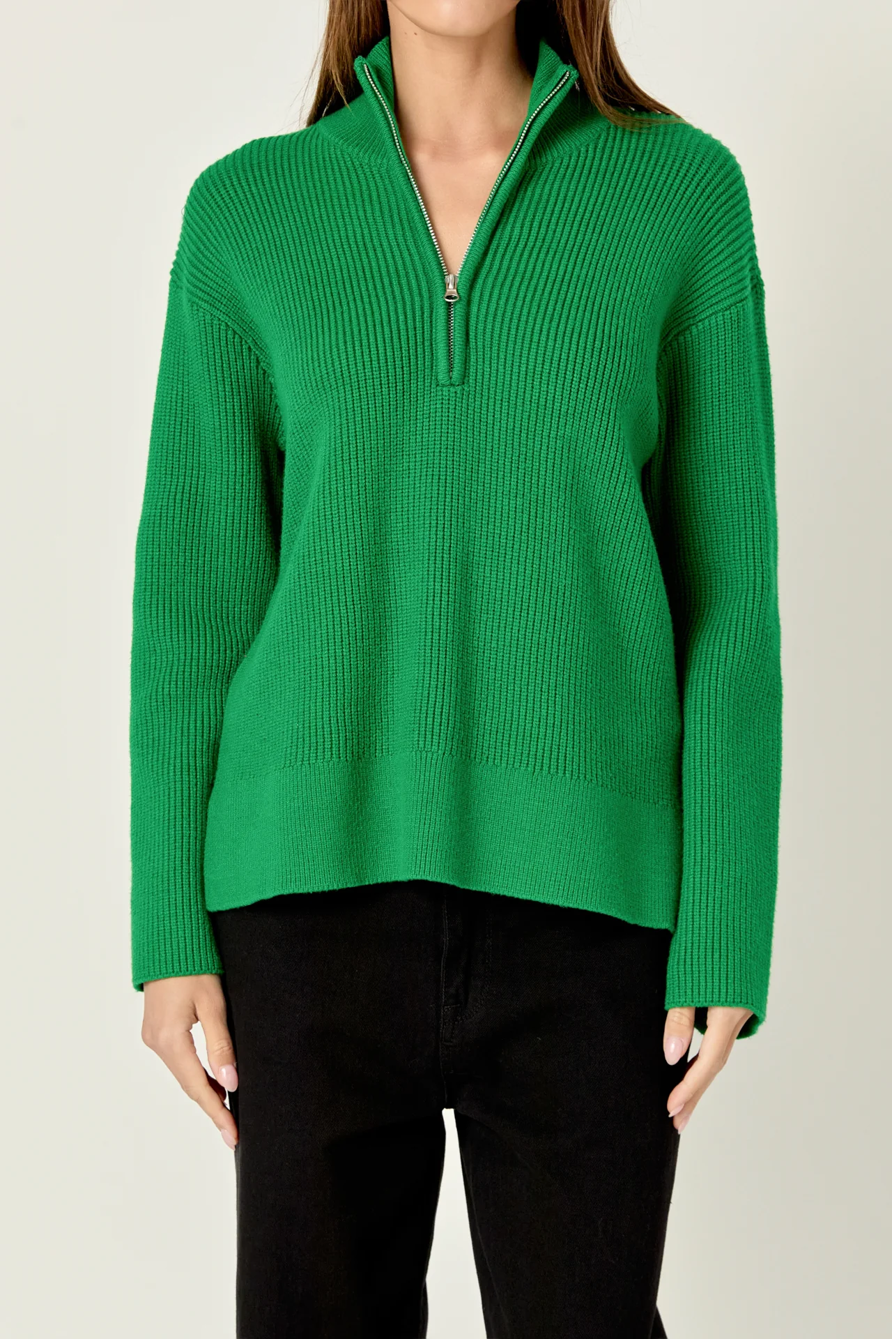 Zip Collared Sweater - Image 7