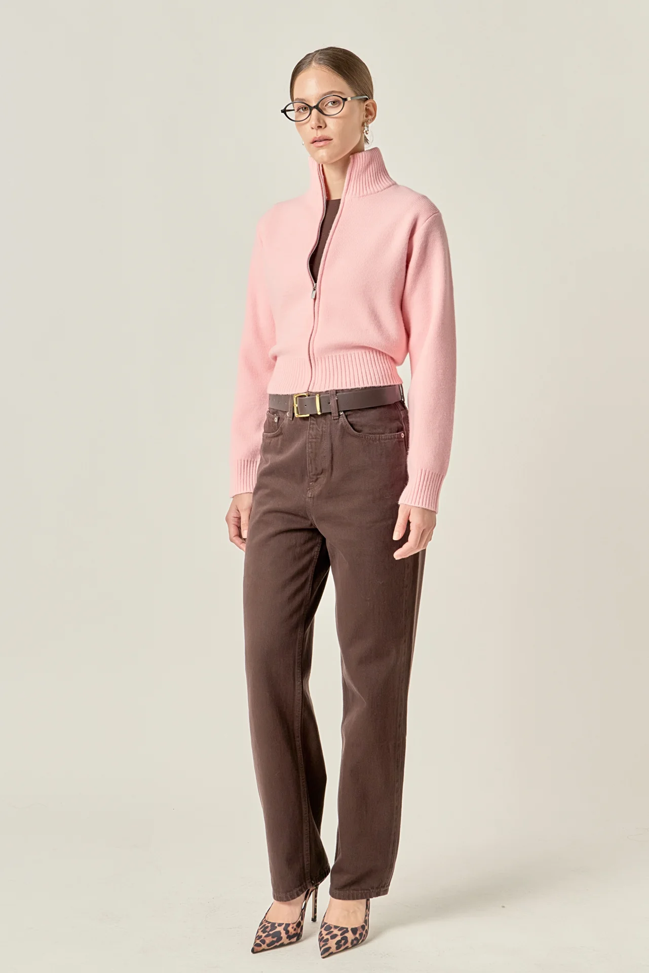 Zip Up Knit Jacket - Image 2